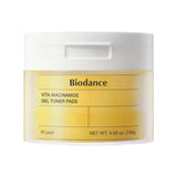 Тонер-пэды с ниацинамидом Biodance Vita Niacinamide Gel Toner Pad
