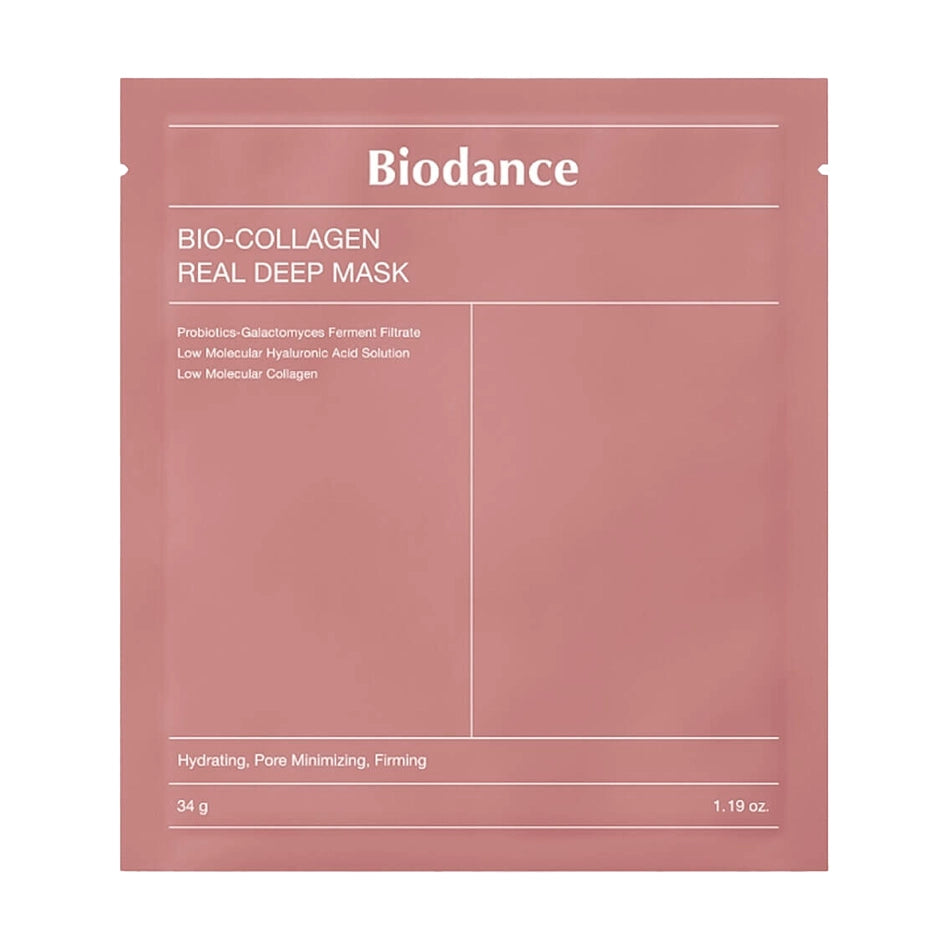 Nakts hidrogela maska ar kolagēnu Biodance Bio-Collagen Real Deep Mask