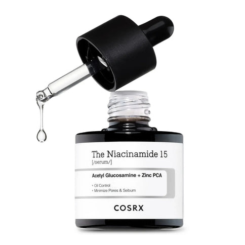 Sebumu regulējošs serums aknes novēršanai ar 15% niacinamīdu COSRX The Niacinamide 15 Serum  Cosrx   