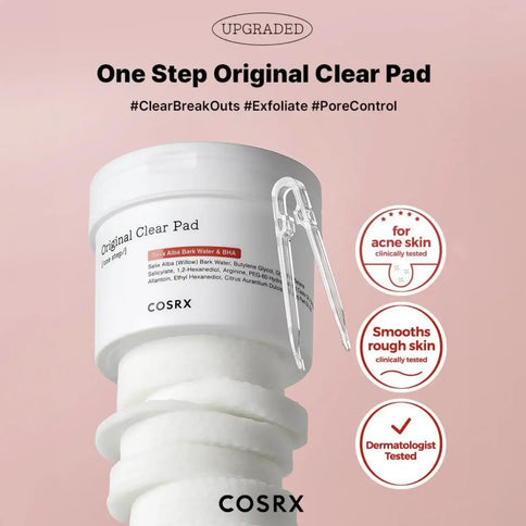 Tīrīšanas spilventiņi priekš sejas ar BHA-skābi COSRX Original Clear Pad  Cosrx   