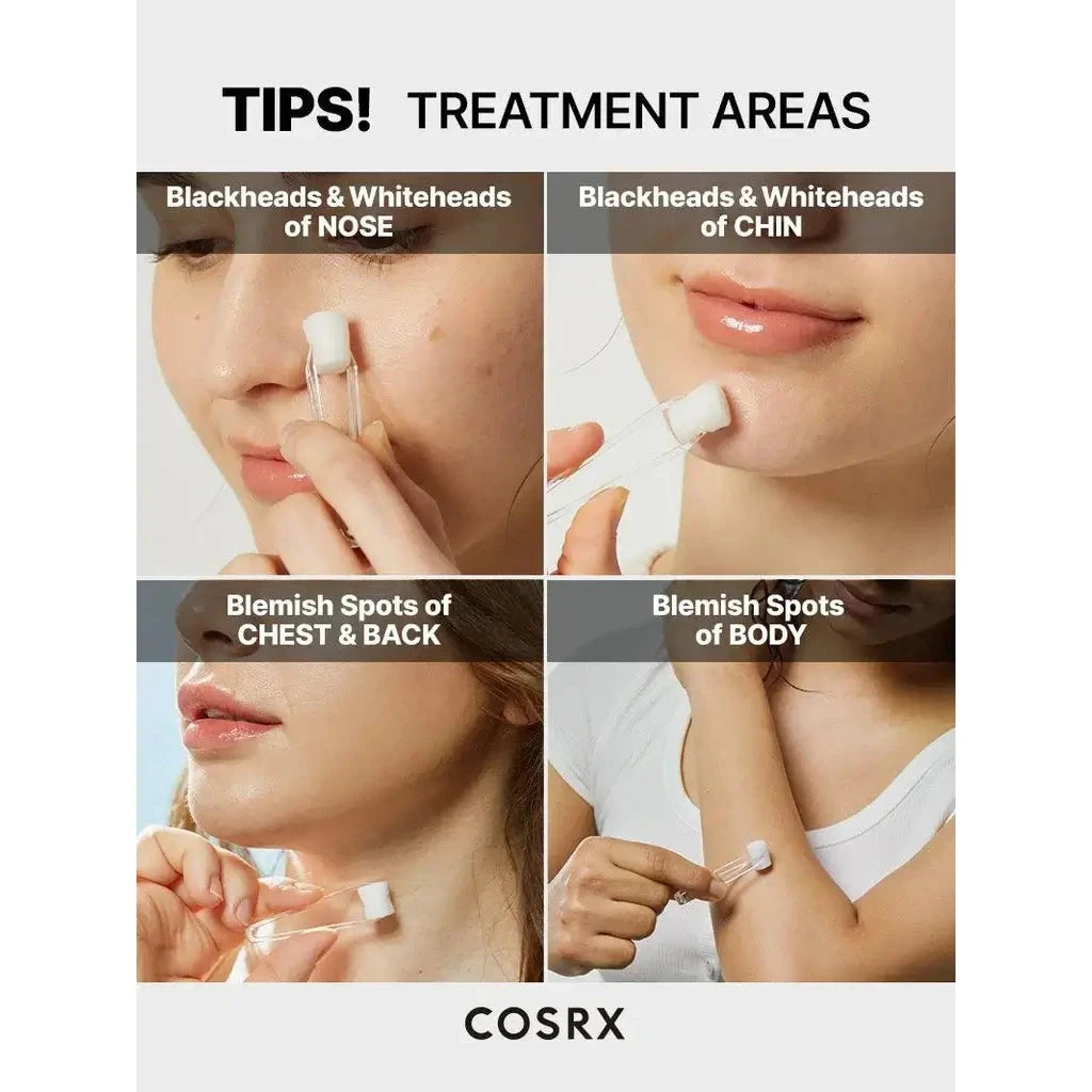 Punktveida pretiekaisuma serums Cosrx The AHA 2 BHA 2 Blemish Treatment Serum
