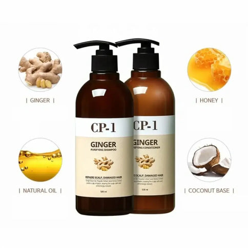 Atjaunojošs šampūns matiem ar ingvera sakni CP-1 Ginger Purifying Shampoo  Esthetic House   