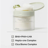 Pīlinga spilventiņi iekaisumu novēršanai problemātiskai ādai Celimax Ji Woo Gae Cica BHA Blemish Toner Pad