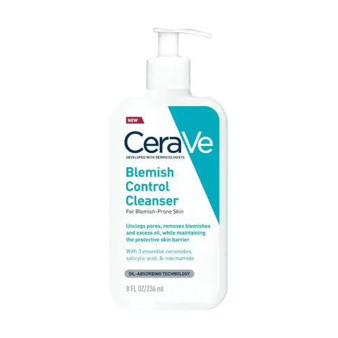 Attīrošs gels uz nepilnību veidošanos tendētai sejas un ķermeņa ādai CeraVe Blemish Control Cleanser  Cerave 236 ml.  