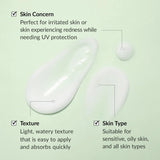 Nomierinošs saules aizsargkrēms Dr.Althea Green Tea Fresh Sunscreen SPF50+ PA++++