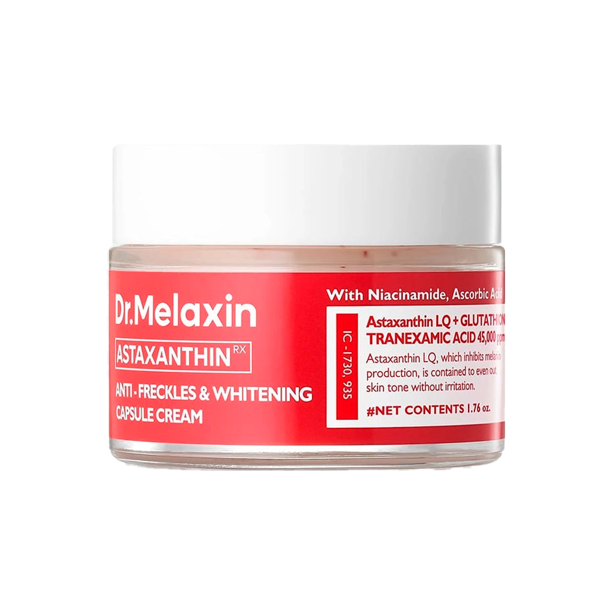 Осветляющий капсульный крем Dr.Melaxin Astaxanthin Anti-Freckles & Whitening Capsule Cream