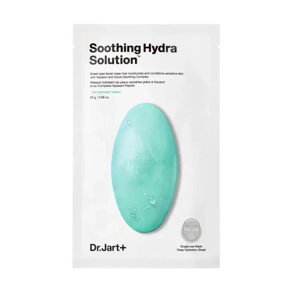 Nomierinoša auduma maska ar aloe vera Dr. Jart+ Soothing Hydra Solution