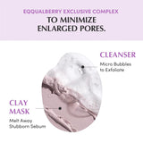 Средство для умывания, очищающее поры EQQUALBERRY Purple Rice Pore Purifying Pack Cleanser