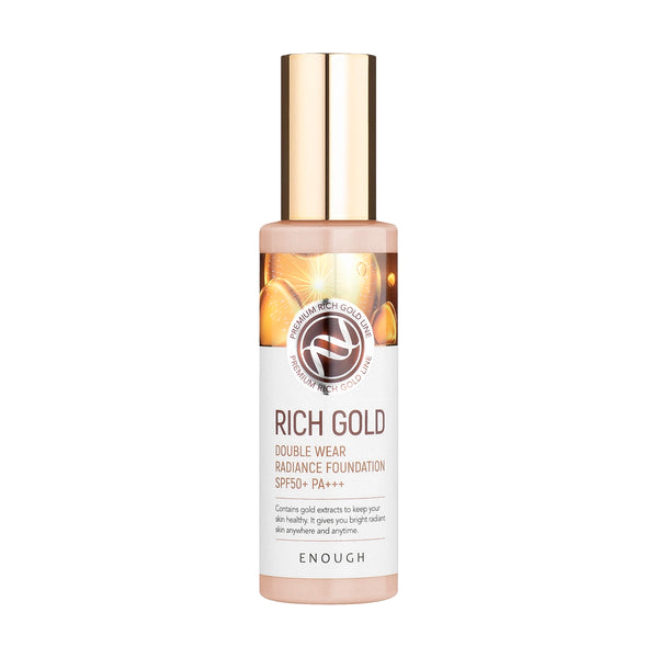 Тональный крем ENOUGH Rich Gold Double Wear Radiance Foundation SPF50+ PA+++ с SPF