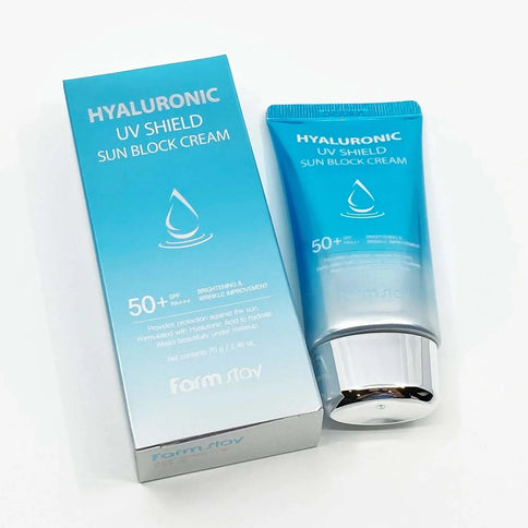 Saules aizsargkrēms ar hialuronskābi Farmstay Hyaluronic UV Shield Sun Block Cream  Farmstay   