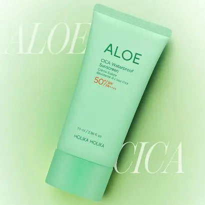 Veekindel kreem Holika Holika Aloe Cica Waterproof Sunscreen SPF50+ PA++++
