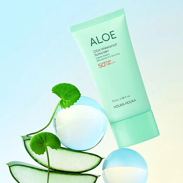Veekindel kreem Holika Holika Aloe Cica Waterproof Sunscreen SPF50+ PA++++