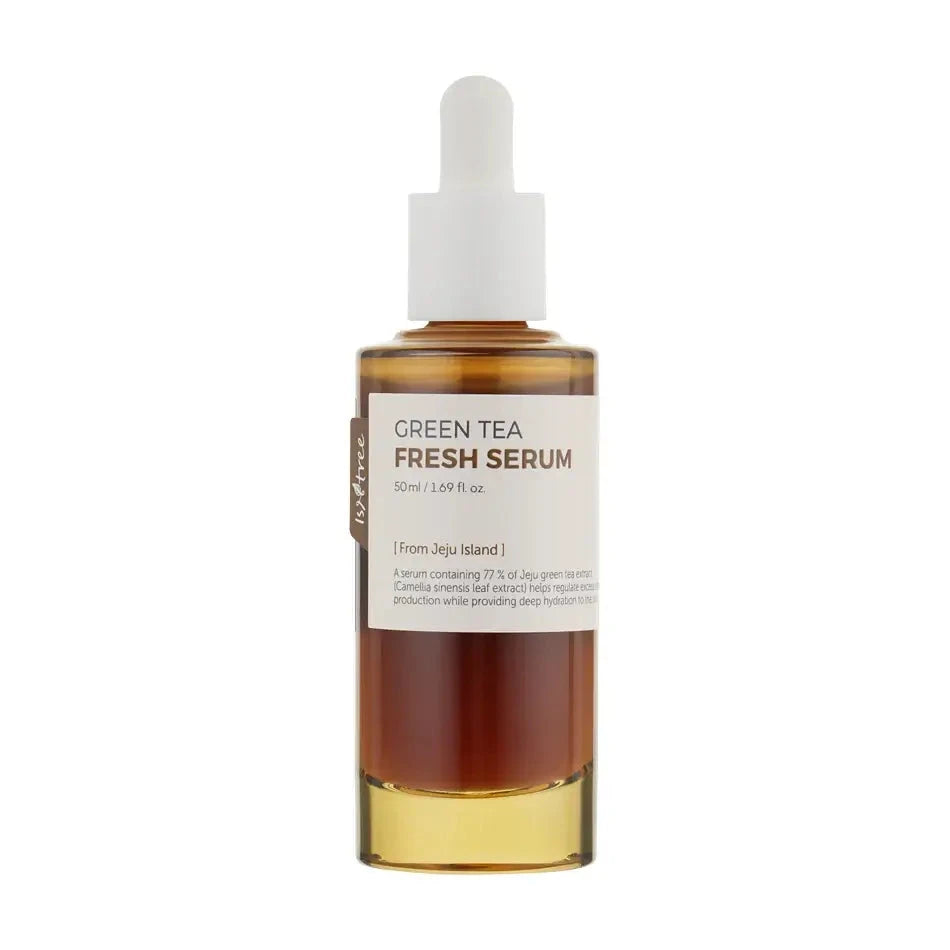Atsvaidzinošs serums ar zaļās tējas ekstraktu IsNtree Green Tea Fresh Serum