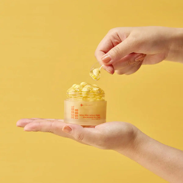Крем с капсулами K-SECRET Seoul 1988 Capsule Cream: Niacinamide 5% + Yuja