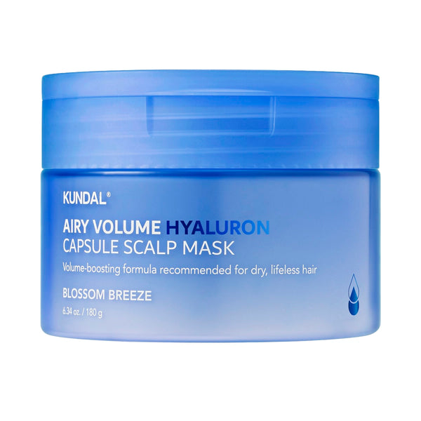 Охлаждающая маска для кожи головы и объёма Kundal Airy Volume Hyaluron Capsule Scalp Mask