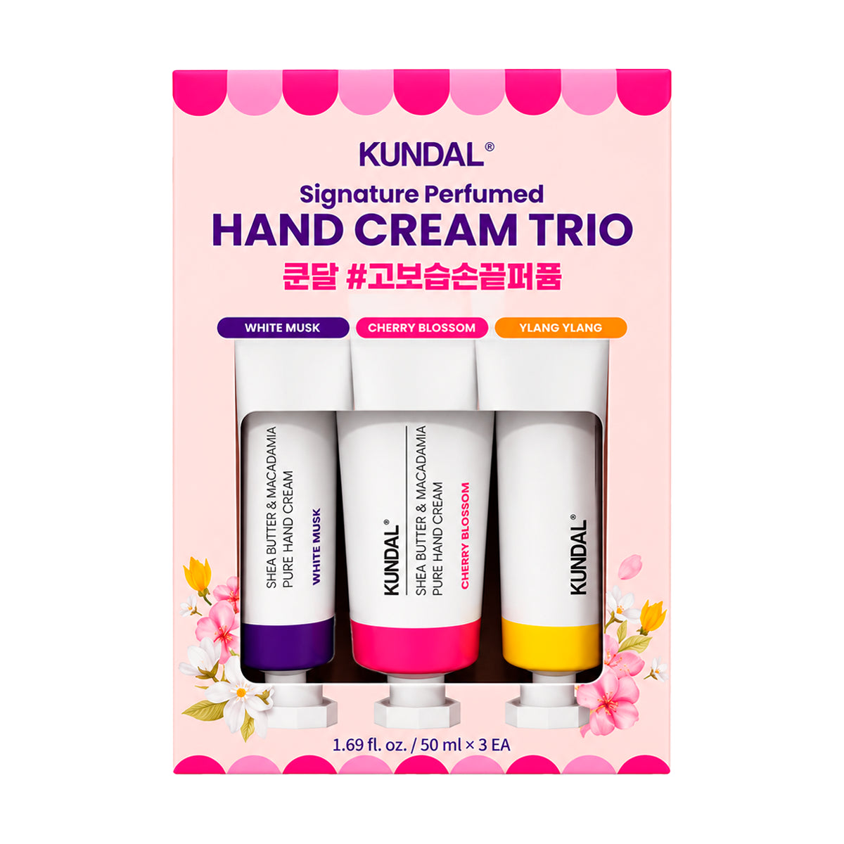 Kundal Signature Perfumed Hand Cream Trio