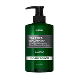 Глубоко очищающий шампунь Kundal Tea Tree & Macadamia Deep Cleansing Shampoo Cherry Blossom
