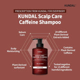 Tugevdav šampoon Kundal Caffeine Shampoo White Musk