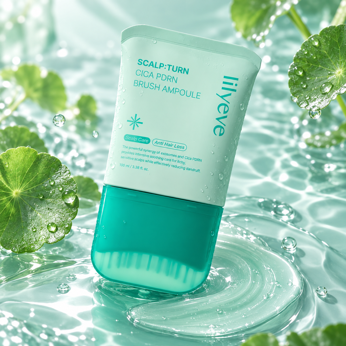 Lilyeve Scalp: Turn Cica PDRN Brush Ampoule
