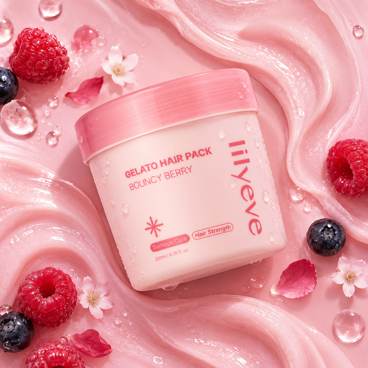 Lilyeve Repair: Turn Gelato Hair Pack Bouncy Berry