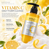 Пенка для умывания MISSHA Vita C Plus All in One Pack Foam Cleanser