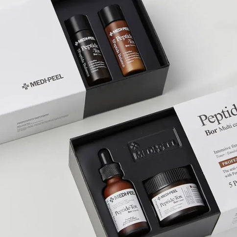 Liftinga līdzekļu ar botoksa efektu komplekts Medi-Peel Peptide-Tox 5 Peptide Bor Multi Care Kit Komplekti Medi-Peel   