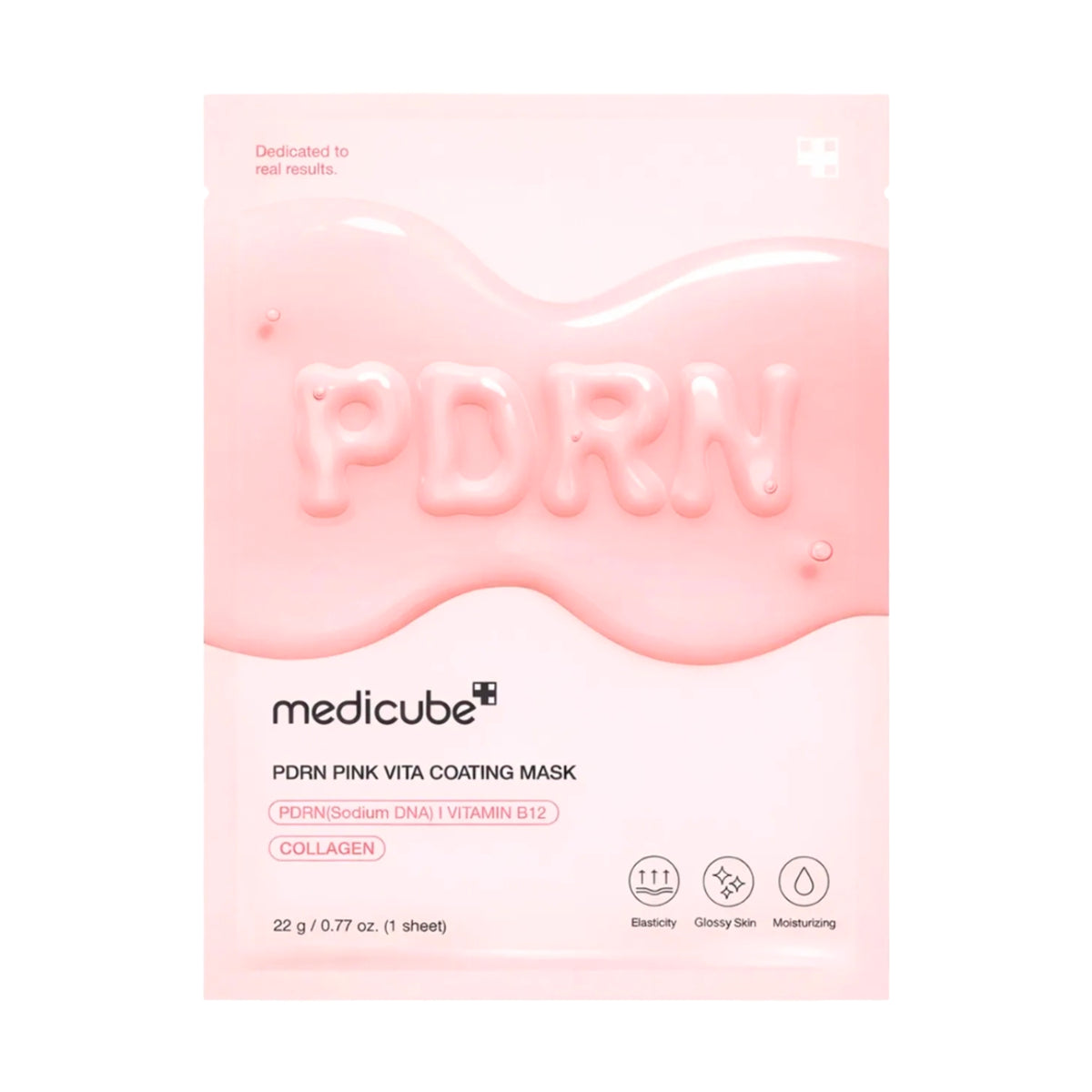 Тканевая маска для сияния кожи Medicube PDRN Pink Vita Coating Mask