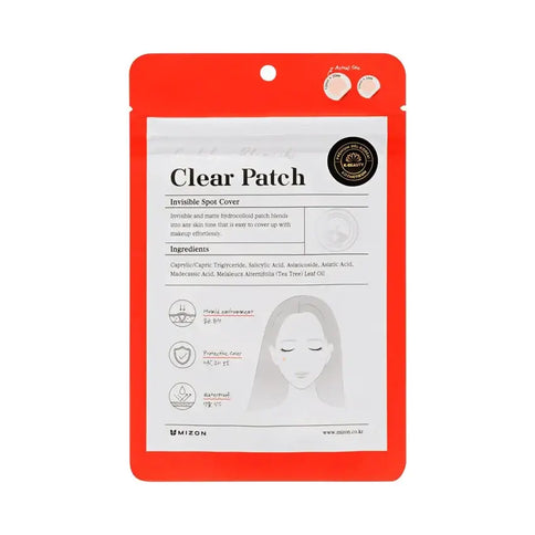 Punktveida plāksteri pūtīšu novēršanai ar Āzijas centellu un salicilskābi Mizon Good Bye Blemish Clear Patch  Mizon 44 pcs.  