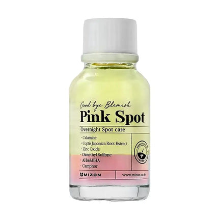 Punktveida līdzeklis pūtīšu novēršanai uz sejas Mizon Good Bye Blemish Pink Spot  Mizon 30 ml.  