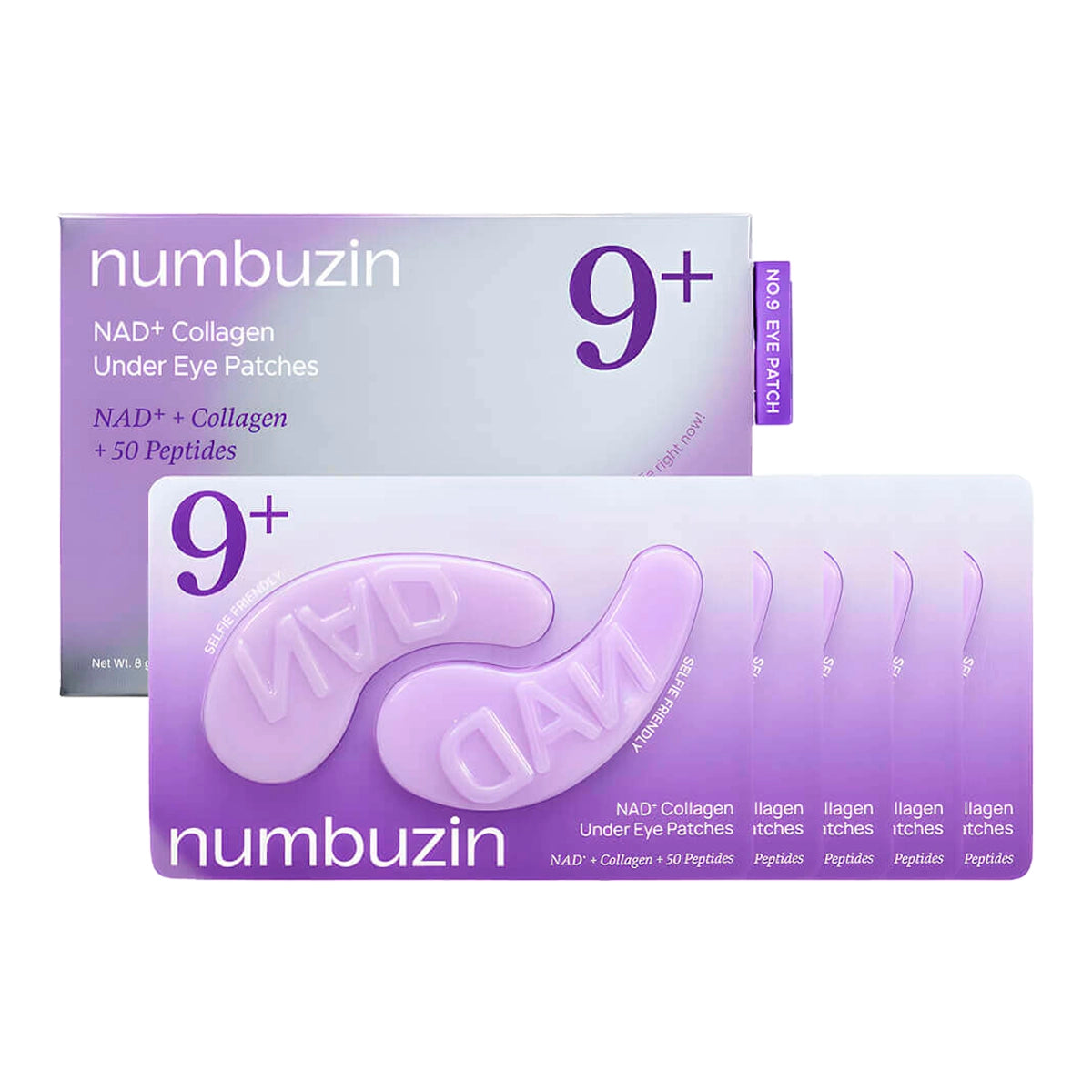 Numbuzin No.9 NAD+ Collagen Under Eye Patches