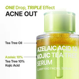Seerum akne ja ebatasase naha tooni vastu Purito Seoul Azelaic Acid 10 Kojic Tea Tree Serum