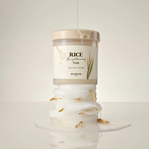 тонизирующие пэды с экстрактом риса Skinfood Rice Brightening Pad
