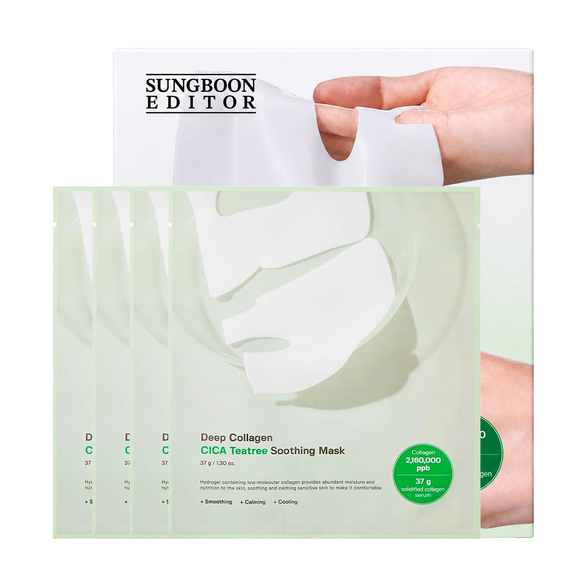 Sungboon Editor Deep Collagen Cica Teatree Soothing Mask