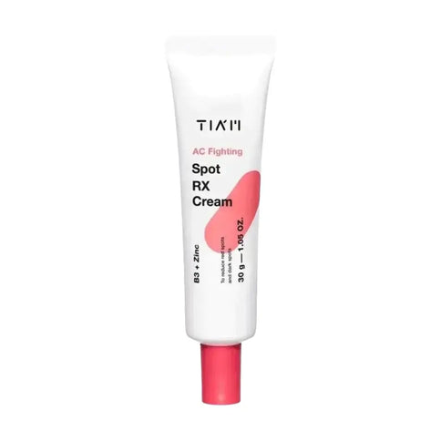 Punktveida uzklāšanai paredzēts pretiekaisuma krēms Tiam AC Fighting Spot Rx Cream  TIAM 30 g.  