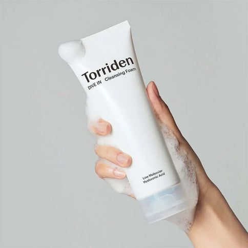 Attīrošās putiņas ar hialuronskābi Torriden DIVE-IN Low Molecular Hyaluronic Acid Cleansing Foam  Torriden   