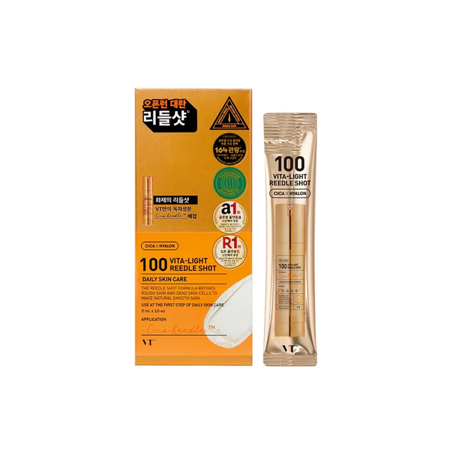Serums-būsteris ar mikroadatām un C vitamīnu VT Cosmetics Reedle Shot Vita-Light Reedle Shot 100