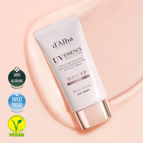 Tonējošs saules aizsargkrēms d'Alba Waterfull Tone-Up Sun Cream  d'Alba   