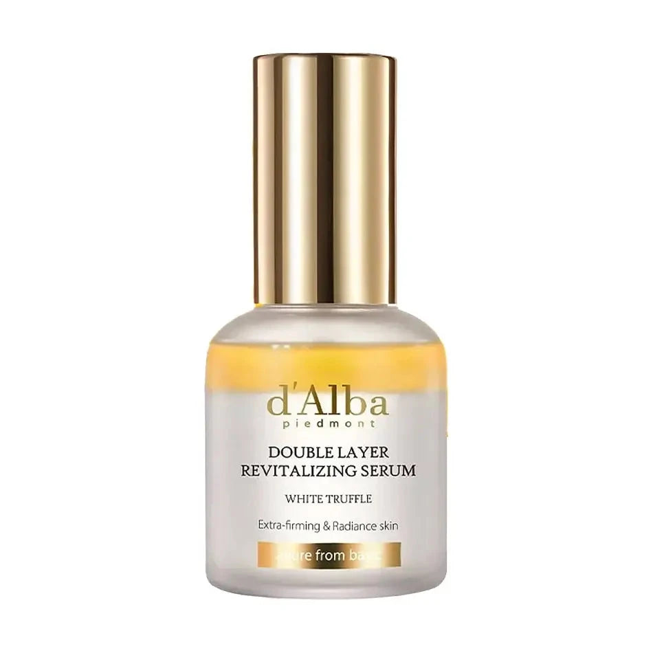 Premium serums priekš enerģijas un tonusa d'Alba White Truffle Double Layer Revitalizing Serum