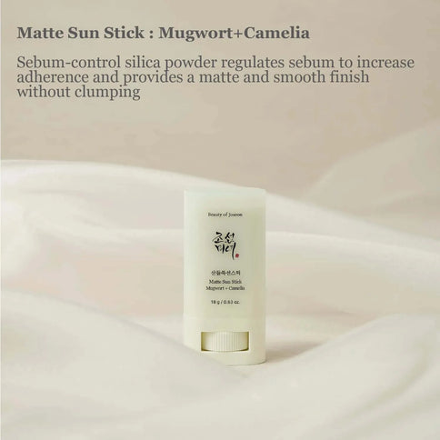 Saules aizsargzīmulis ar vībotni un kamēliju Beauty of Joseon Matte Sun Stick: Mugwort + Camilia  Beauty of Joseon   