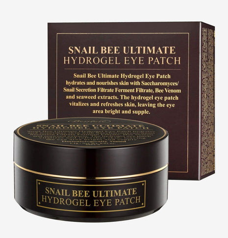 Hidrogēla patči  ar gliemežu mucīnu un bišu indi Benton Snail Bee Ultimate Hydrogel Eye Patch  Benton   