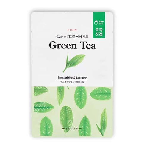 Auduma maskas sejai Etude House 0.2 Therapy Air Mask  Etude House #Green Tea  