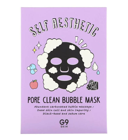 Auduma maska priekš sejas G9Skin Self Aesthetic Pore Clean Bubble Mask  G9Skin 1 ea.  