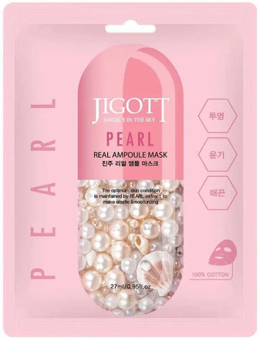 Auduma maskas Jigott Real Ampoule Mask  Jigott Pearl  