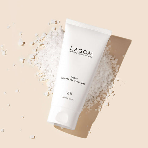 Mitrinošas vājskābes putiņas sejas mazgāšanai Lagom Cellup Ph Cure Foam Cleanser  Lagom   