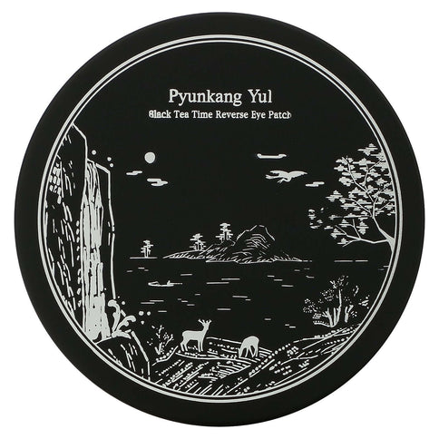 Anti-novecošanās patči ar melno tēju Pyunkang Yul Black Tea Time Reverse Eye Patch  Pyunkang Yul 60 ea.  