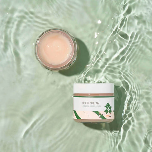 Gaisīgs nomierinošs krēms ar vībotni Round Lab Mugwort Calming Cream  Round Lab   