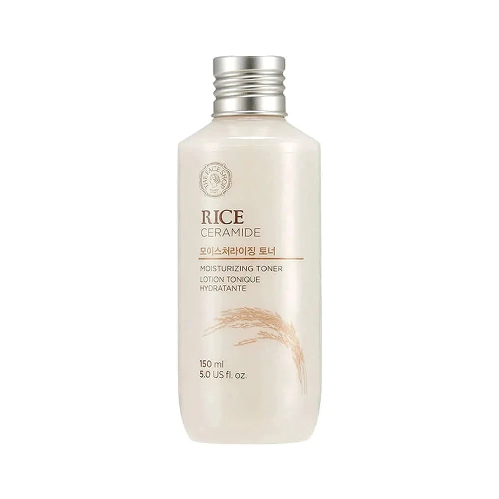 Mitrinošs rīsa toniks sejai ar keramīdiem The Face Shop Rice Ceramide Moisturizing Toner
