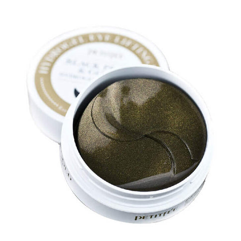 Hidrogēla patči ar pērļu ekstraktu Petitfee Black Pearl & Gold Hydrogel Eye Patch, 60gab.  Petitfee   